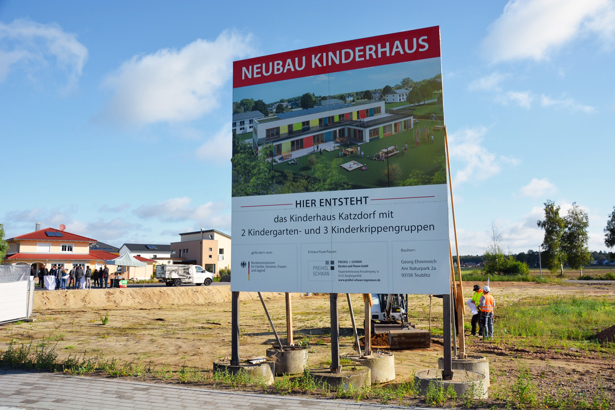 BV Niederbayern/Oberpfalz: Spatenstich neues Kinderhaus in Katzdorf