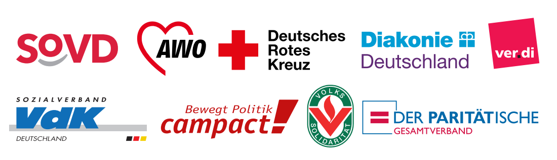 Logos des Verbändebündnis Positionspapier Haushalt 2025